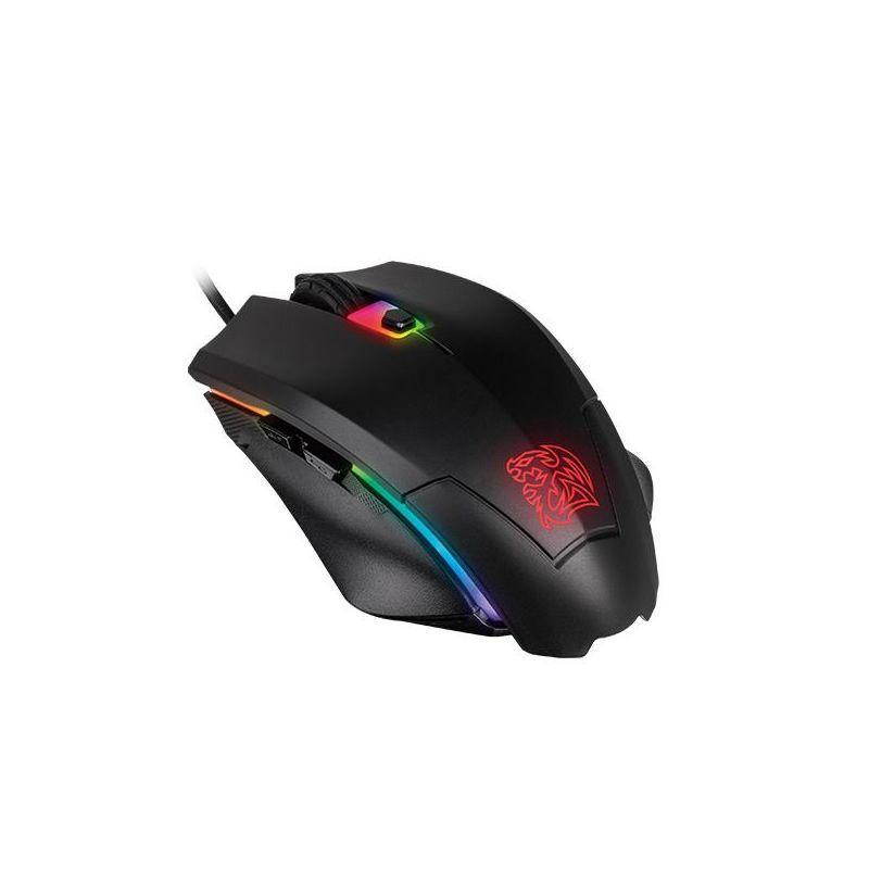 Kit Mouse + MousePad Thermaltake Talon Elite (Sensor PIXART, 400/5000dpi, RGB, Negro)-1