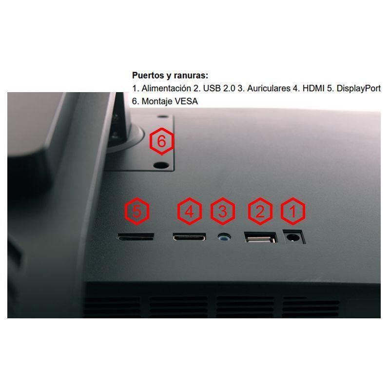 Monitor Gamer Riotoro Stingray RX27 de 27" (IPS, Full HD, 1ms, 165Hz, DPort+HDMI, FreeSync, Vesa)-2