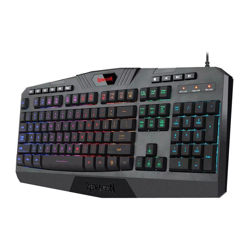 Teclado Gamer Redragon HARPE PRO K503A-RGB (Membrana, Español, USB, Negro)-1