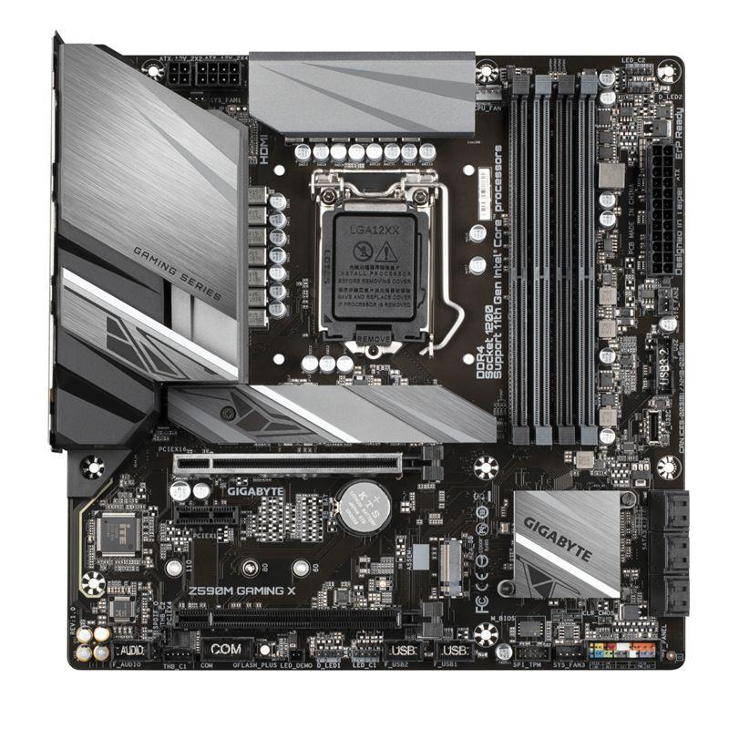 Placa Madre Gigabyte Z590M GAMING X (LGA1200, DDR4 2133/3200Mhz, M.2 x2, RGB, MicroATX)-3
