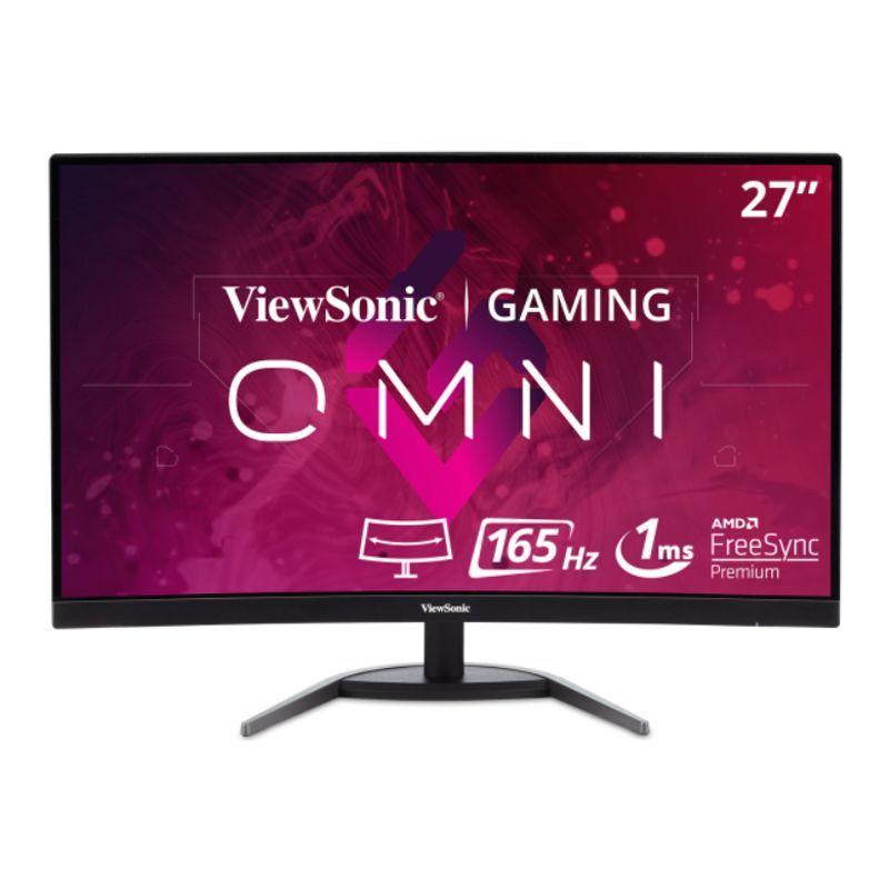 Monitor Gamer Viewsonic VX2768 de 27" Curvo (MVA, Full HD, 165Hz, 1ms, FreeSync, DP+HDMI)-3
