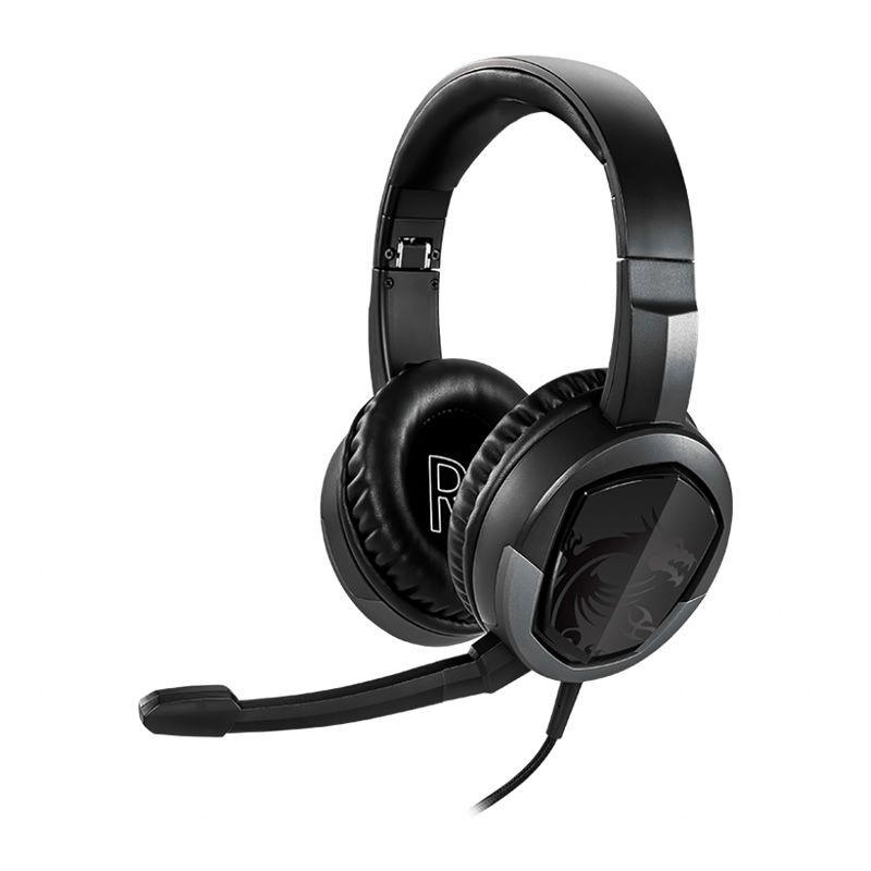 Audífonos Gamer MSI Inmerse GH30 V2 (Micrófono, Jack 3.5mm, 20-20.000Hz, Multiplataforma, Negro)-1