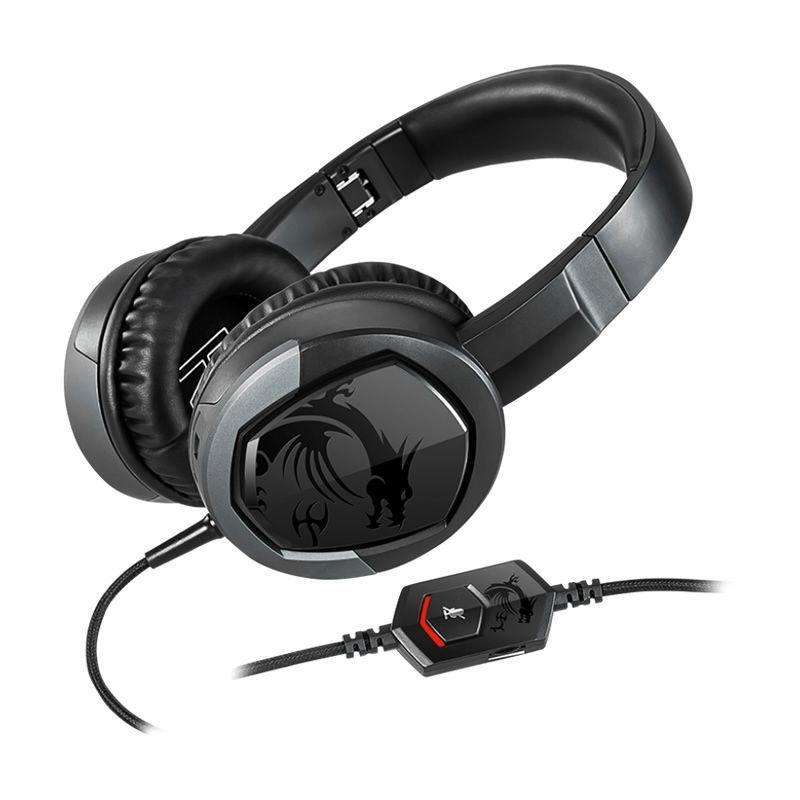 Audífonos Gamer MSI Inmerse GH30 V2 (Micrófono, Jack 3.5mm, 20-20.000Hz, Multiplataforma, Negro)-2