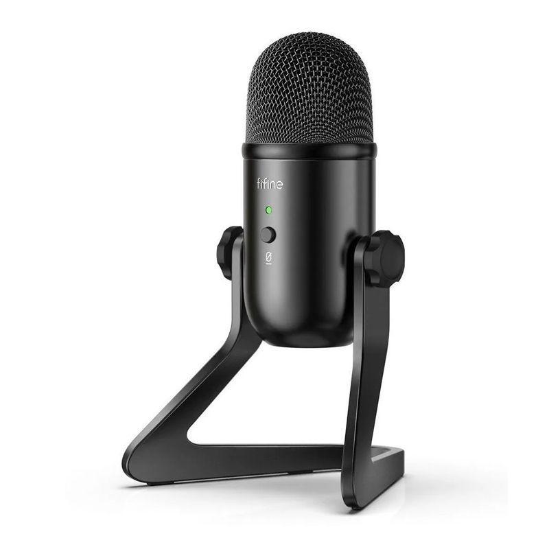 Micrófono Condensador Gamer FIFINE 678 (Cardioide, Usb)-0