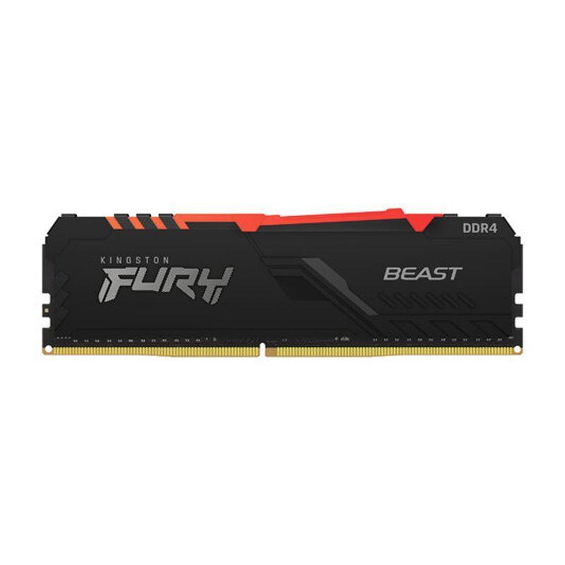 Memoria RAM Kingston Fury Beast RGB de 8GB (DDR4, 3600MHz, CL17, DIMM)-1