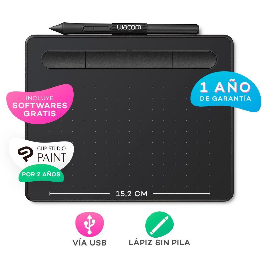 Tableta Digitalizadora Wacom Intuos Creative Pen (Pequeño, Lápiz, Negro)-2