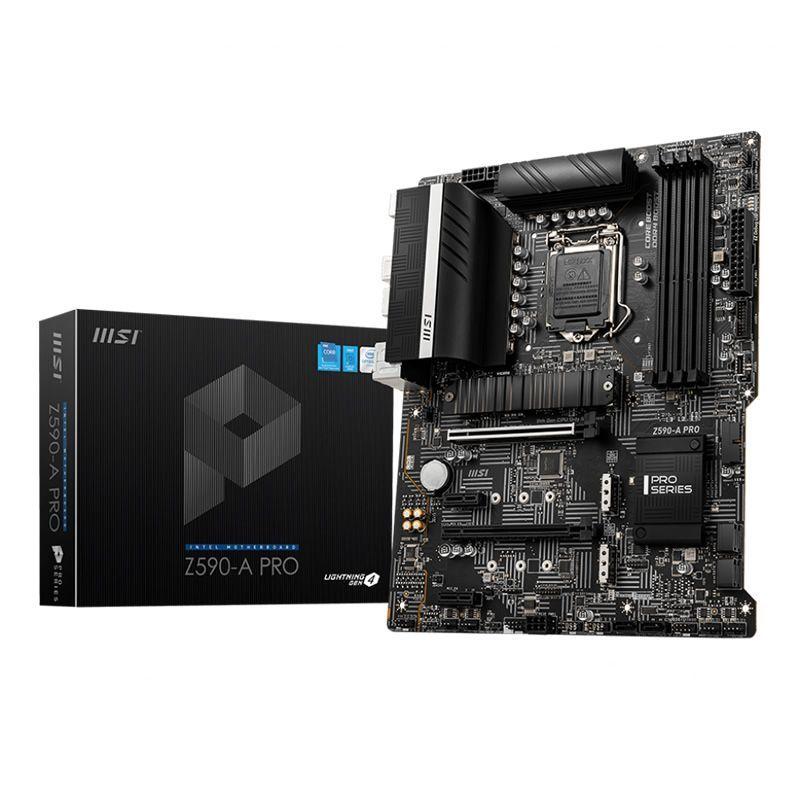 Placa Madre MSI Z590-A PRO (LGA1200, DDR4 5333MHz x4, M.2 x3, RAID, ATX)-0