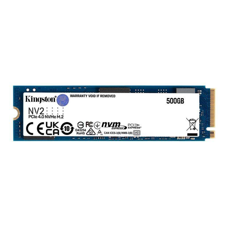 Unidad de Estado Sólido Kingston NV2 de 500GB (M.2 2280, NVMe, PCIe Gen 4x4)-0