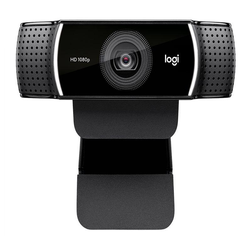 Cámara Web Logitech C922 Pro Stream (1080p/30fps, 720p/60fps, Micrófono Dual, Mac-PC)-0