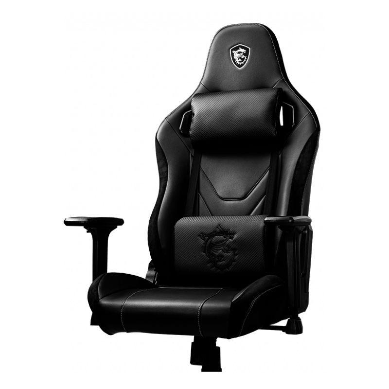 Silla Gamer MSI MAG CH130X (Hasta 150kg, Reclinable, 2x Cojines, Negro)-1