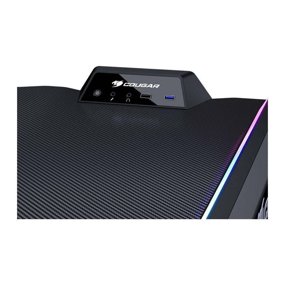 Mesa Gamer Cougar Mars 120 RGB (Acero, Ergonómico, USB x2, Audio)-2