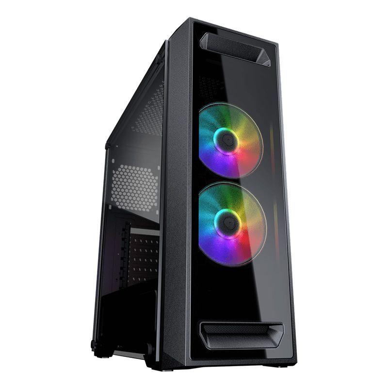 Gabinete Cougar MX350 RGB (Slim-Torre, Vidrio templado, Sin fuente, ATX)-0