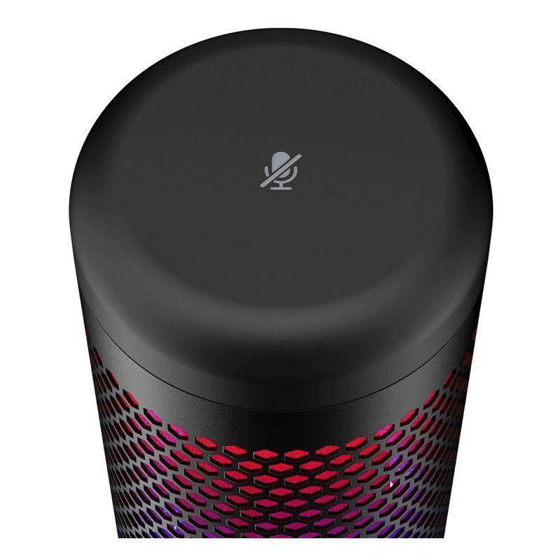 Micrófono Gamer HyperX QuadCast S (RGB, Antivibración, Filtro Pop, Control de ganancia)-3