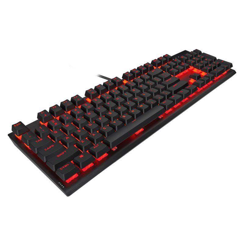 Teclado Mecánico Corsair K60 PRO (Switch Cherry Viola, Led Rojo, Español, Negro)-0
