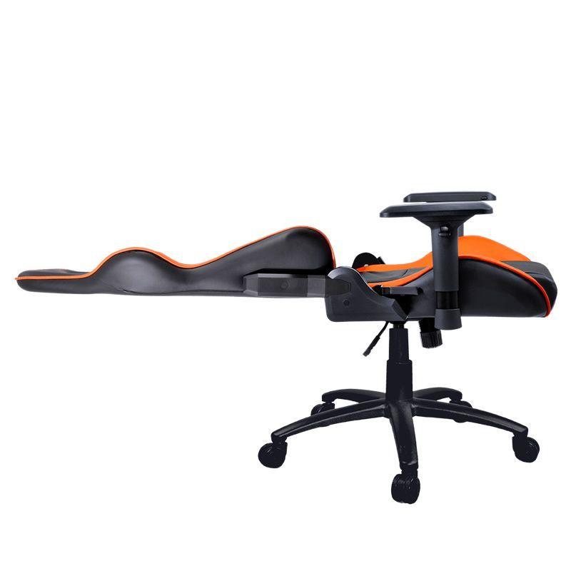 Silla Gamer Cougar Armor (Reclinable, Cojin cabeza y lumbar, Negro/Naranjo)-1