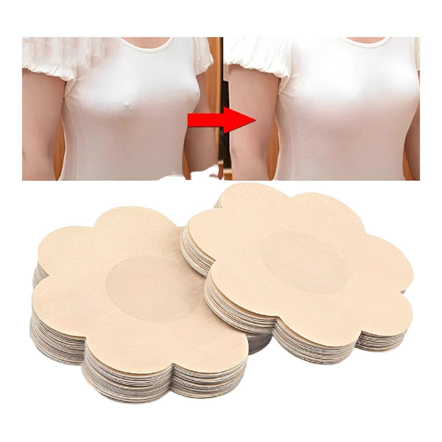 10 tapa pezon cubre pezon pezoneras tipo flor-2