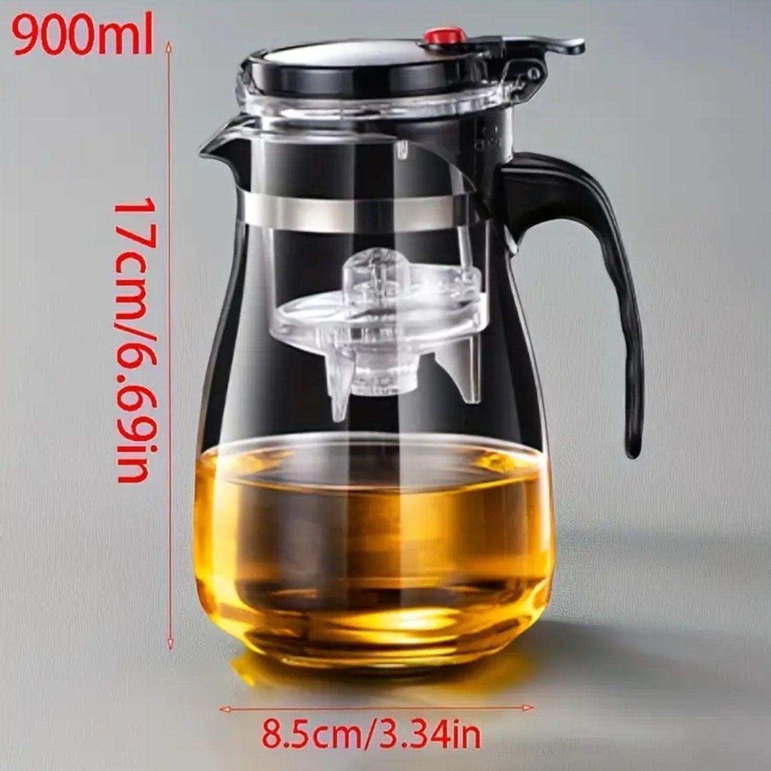 Tetera tetera te tetera infusion 900 ml vidrio filtro-2