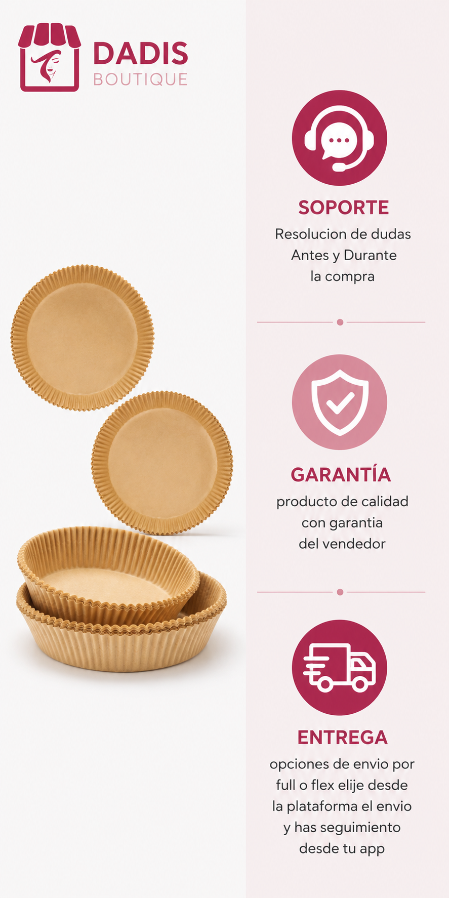 200 Forro Desechable Papel Para Airfryer Papel Freidora-5