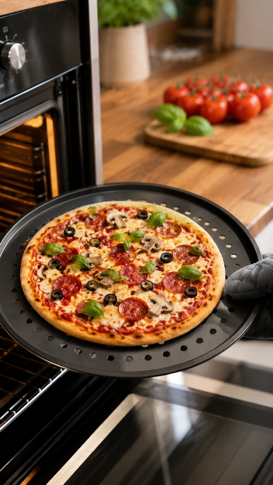 Molde Pizza Bandeja Pizza Para Horno 30 Cm-4