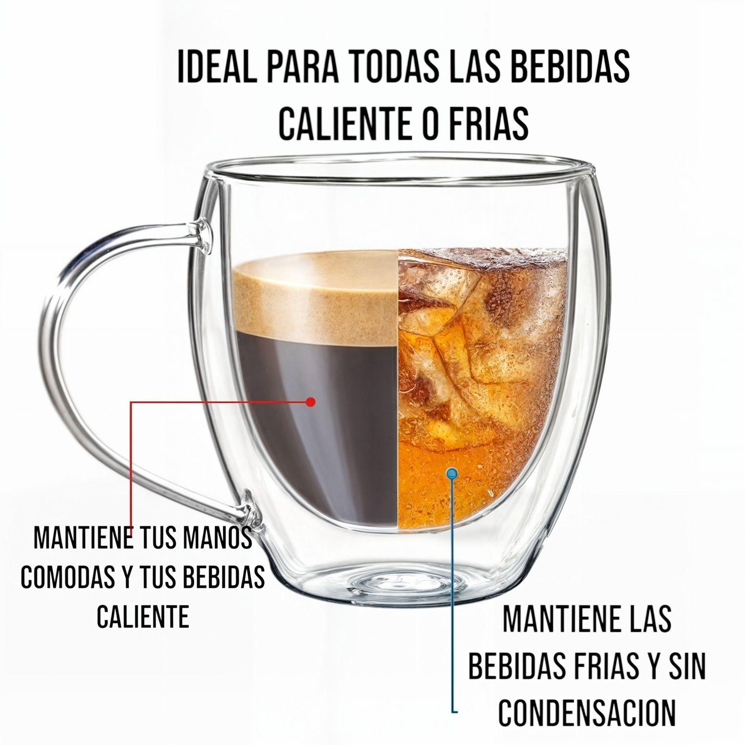 TAZAS DOBLE VIDRIO TAZA CAFE ESPRESSO TAZA DOBLE FONDO FLOR-3