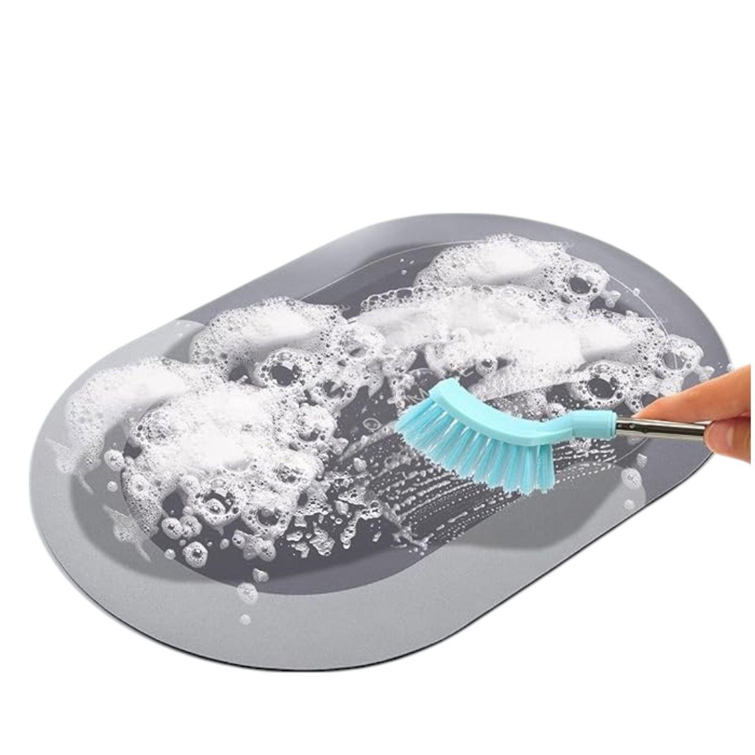 Alfombras para baño bajada de bano super absorbente ovalada-2