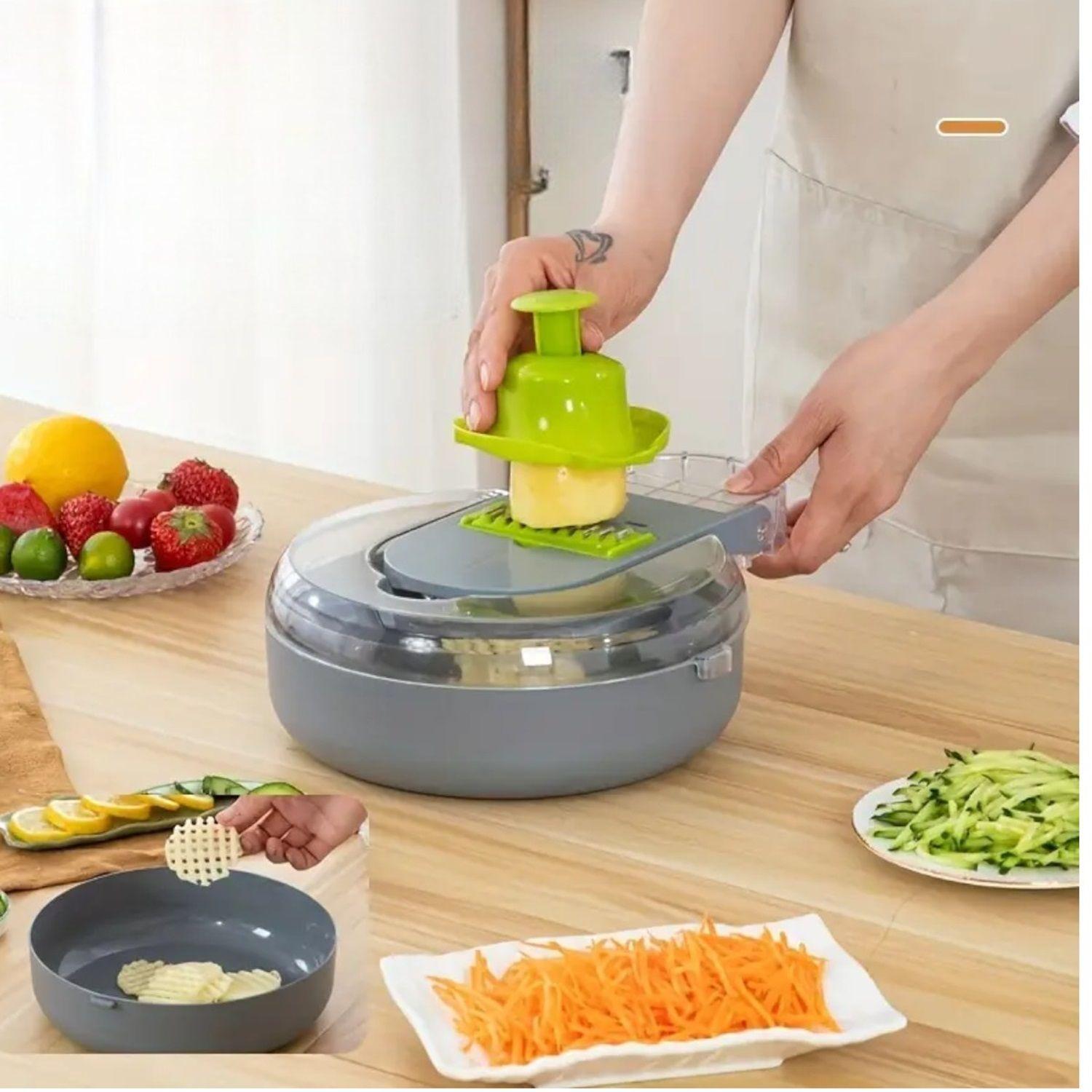 PICADOR DE VERDURAS CORTADOR DE VERDURAS 14 PIEZAS MULTIUSO-3