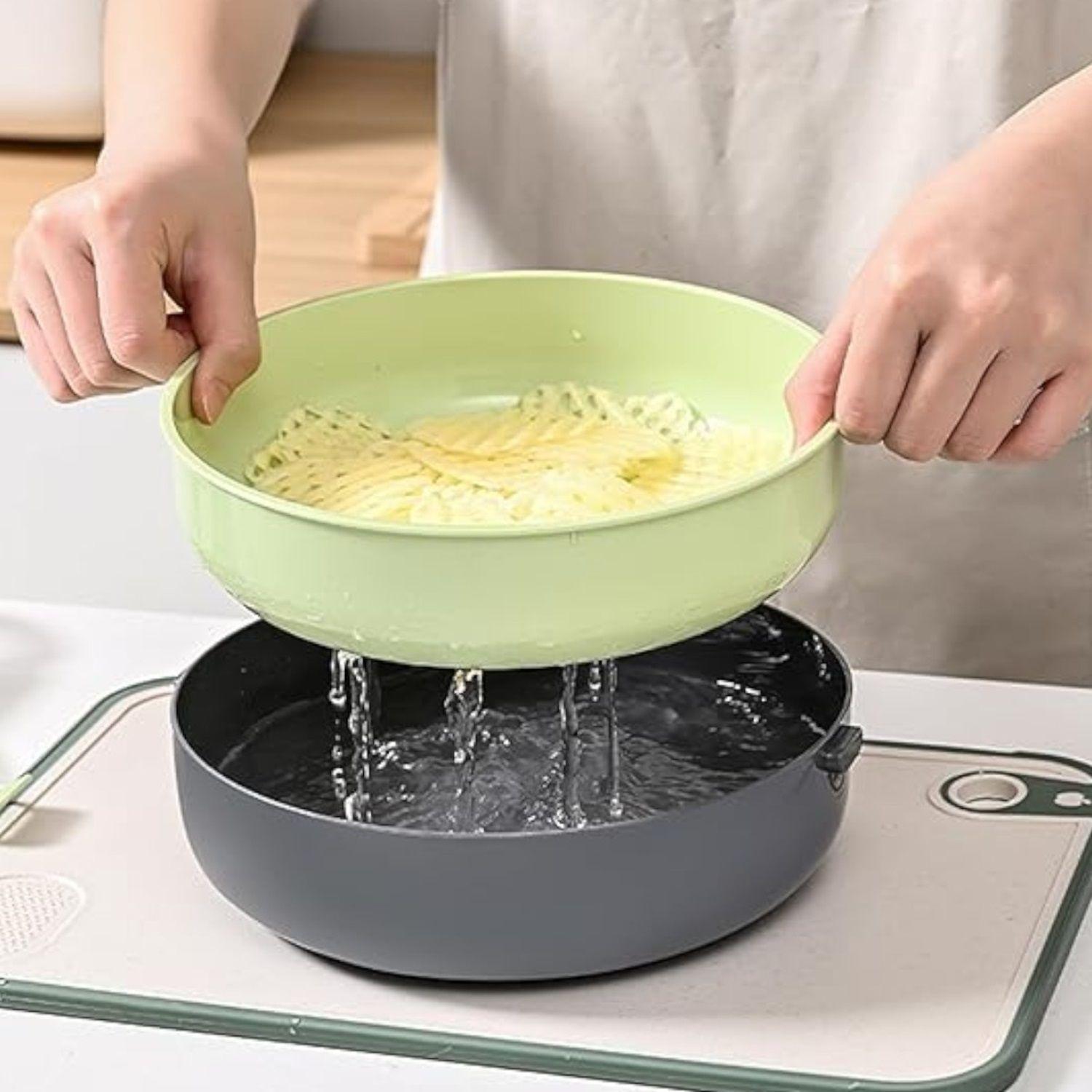 PICADOR DE VERDURAS CORTADOR DE VERDURAS 14 PIEZAS MULTIUSO-6
