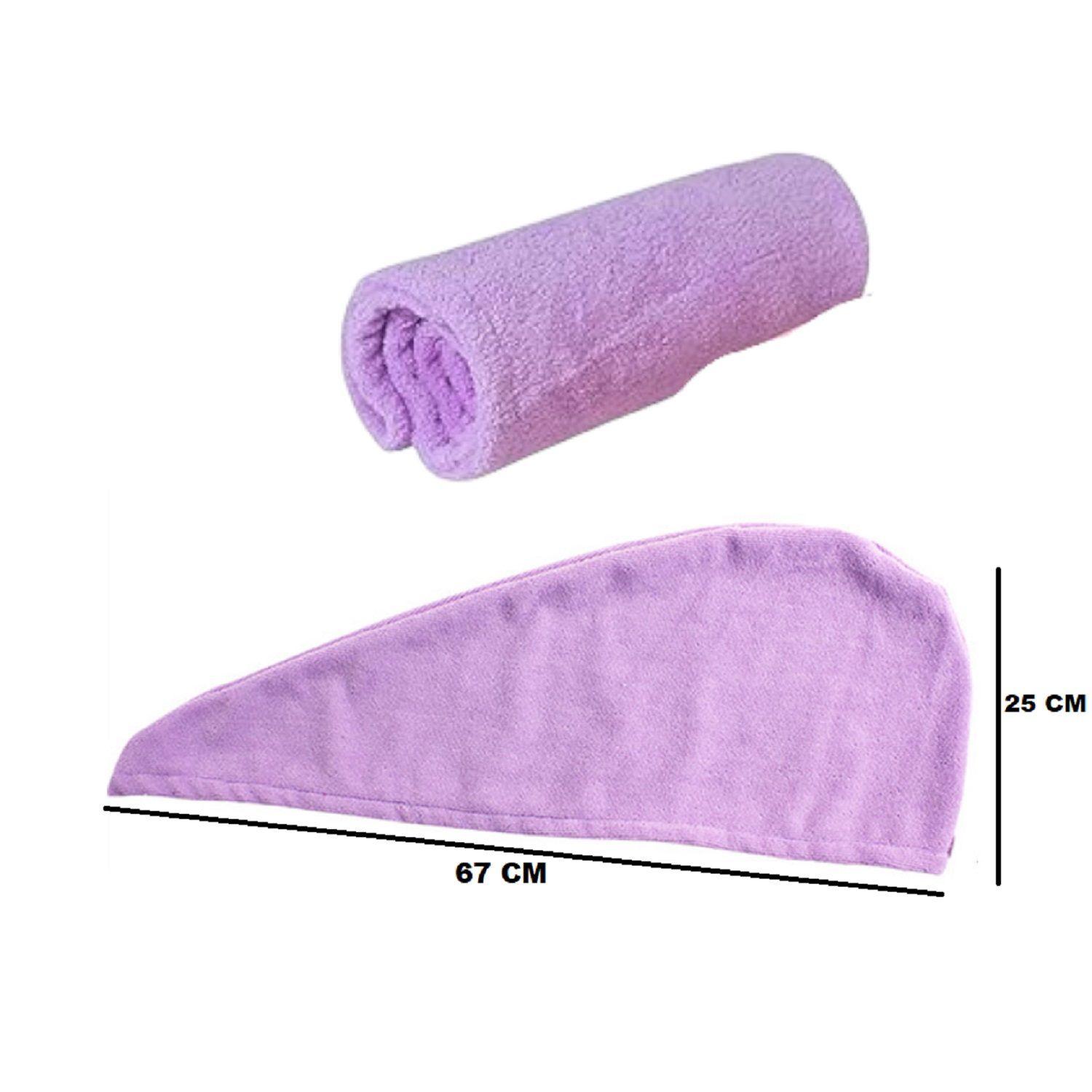 Toalla Microfibra Pelo Toalla Turbante Toalla 25x67cm-1