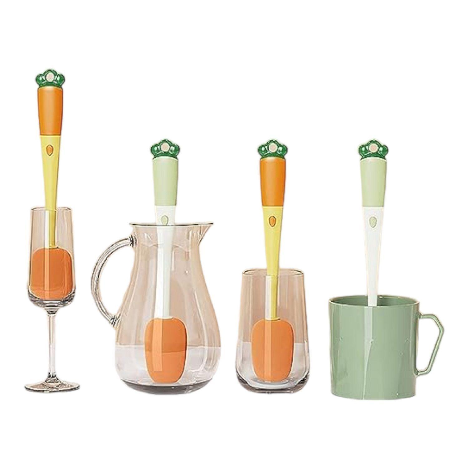 2 Escobilla Limpia Vasos Cepillo Limpia Botellas 3 En 1-7