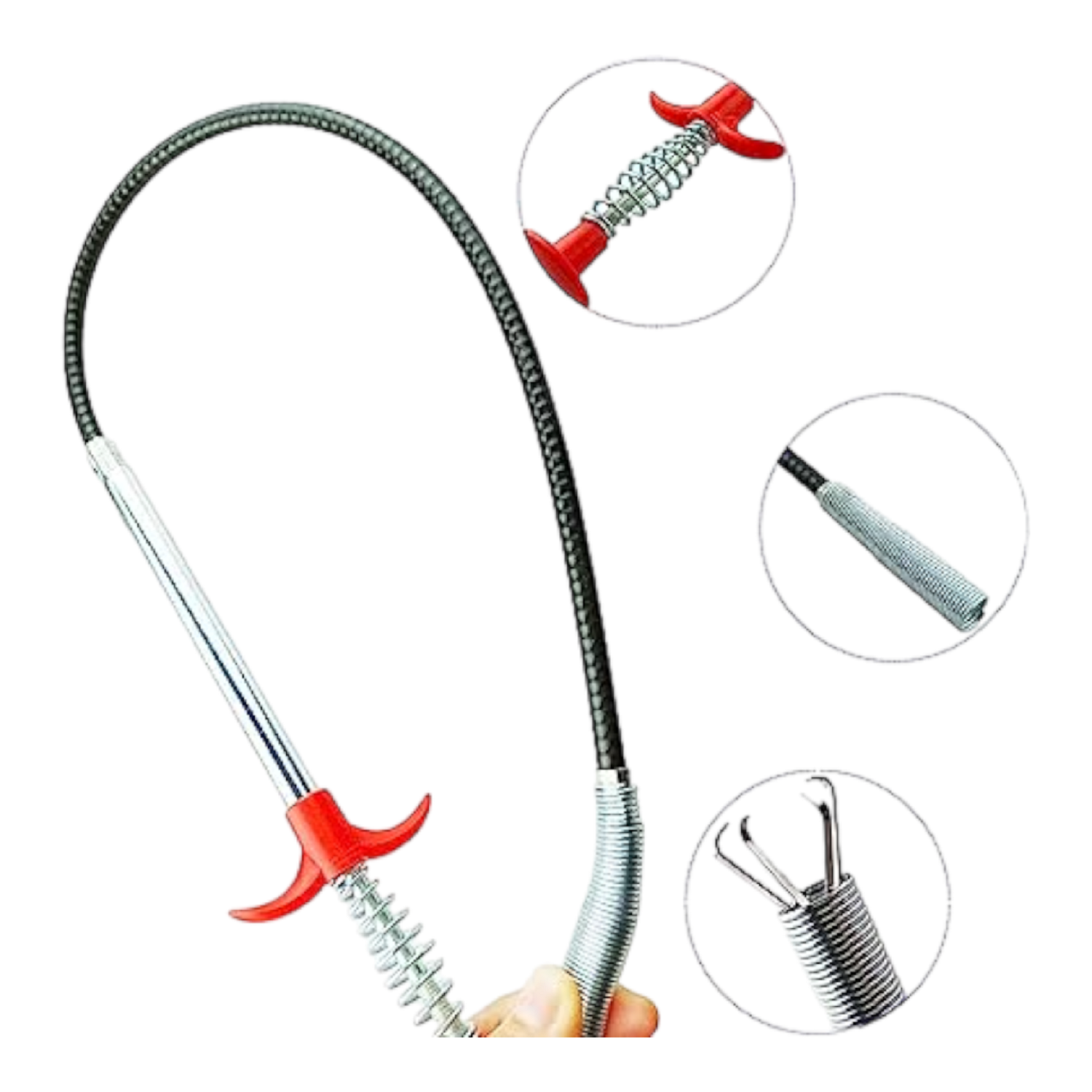 x2 destapador de wc manual sopapo destapador cañerías-4