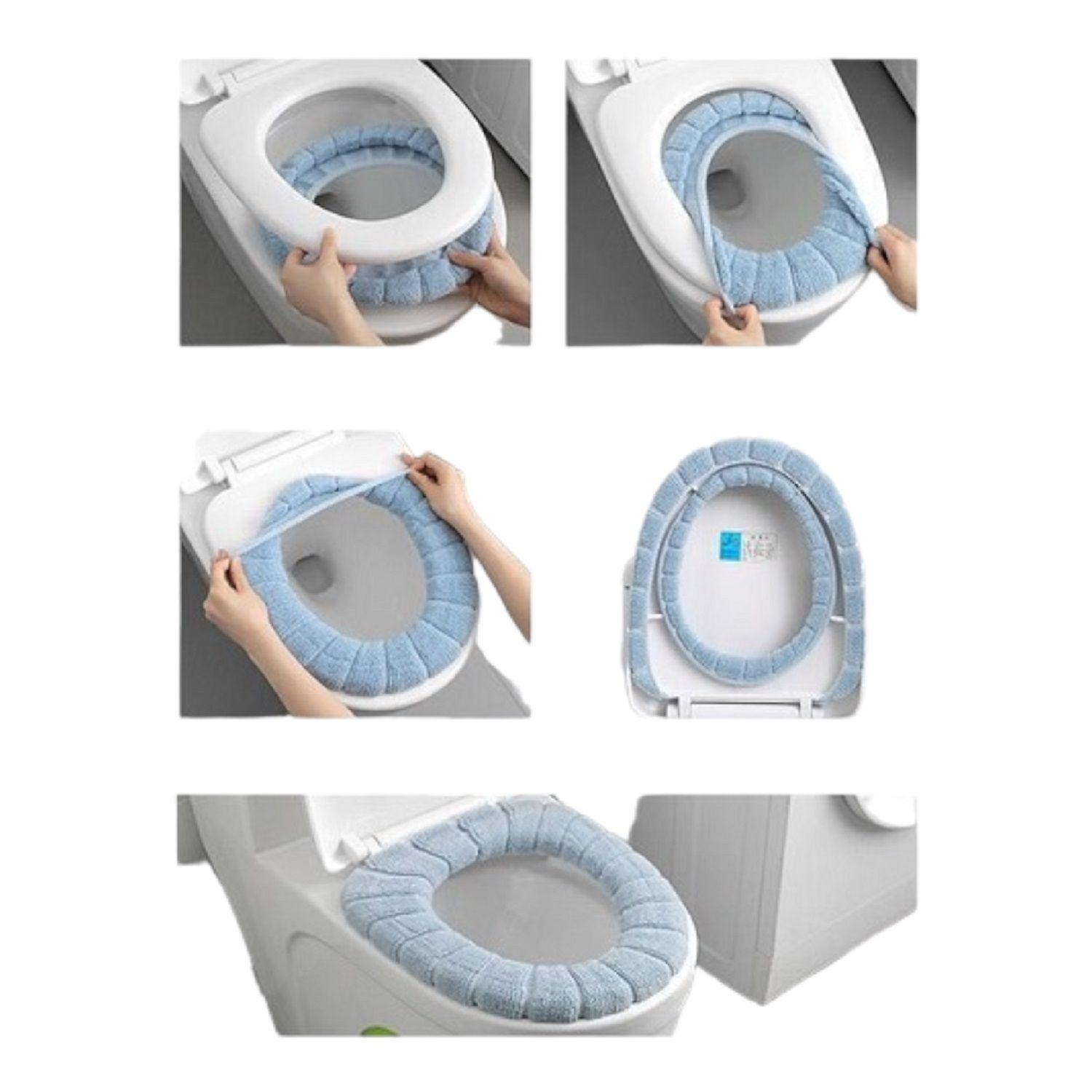 Funda Asiento Wc Funda Cálida Tapa Wc Universal-5