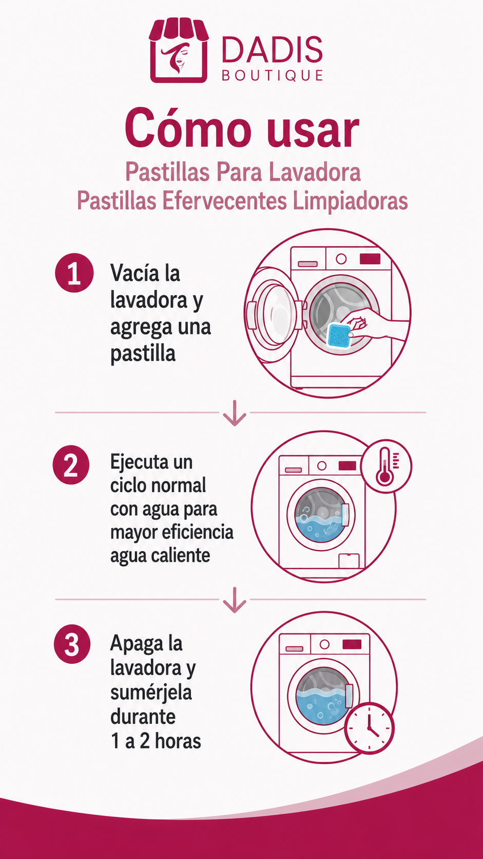 Pastillas Para Lavadora Pastillas Efervecentes Limpiadoras-4
