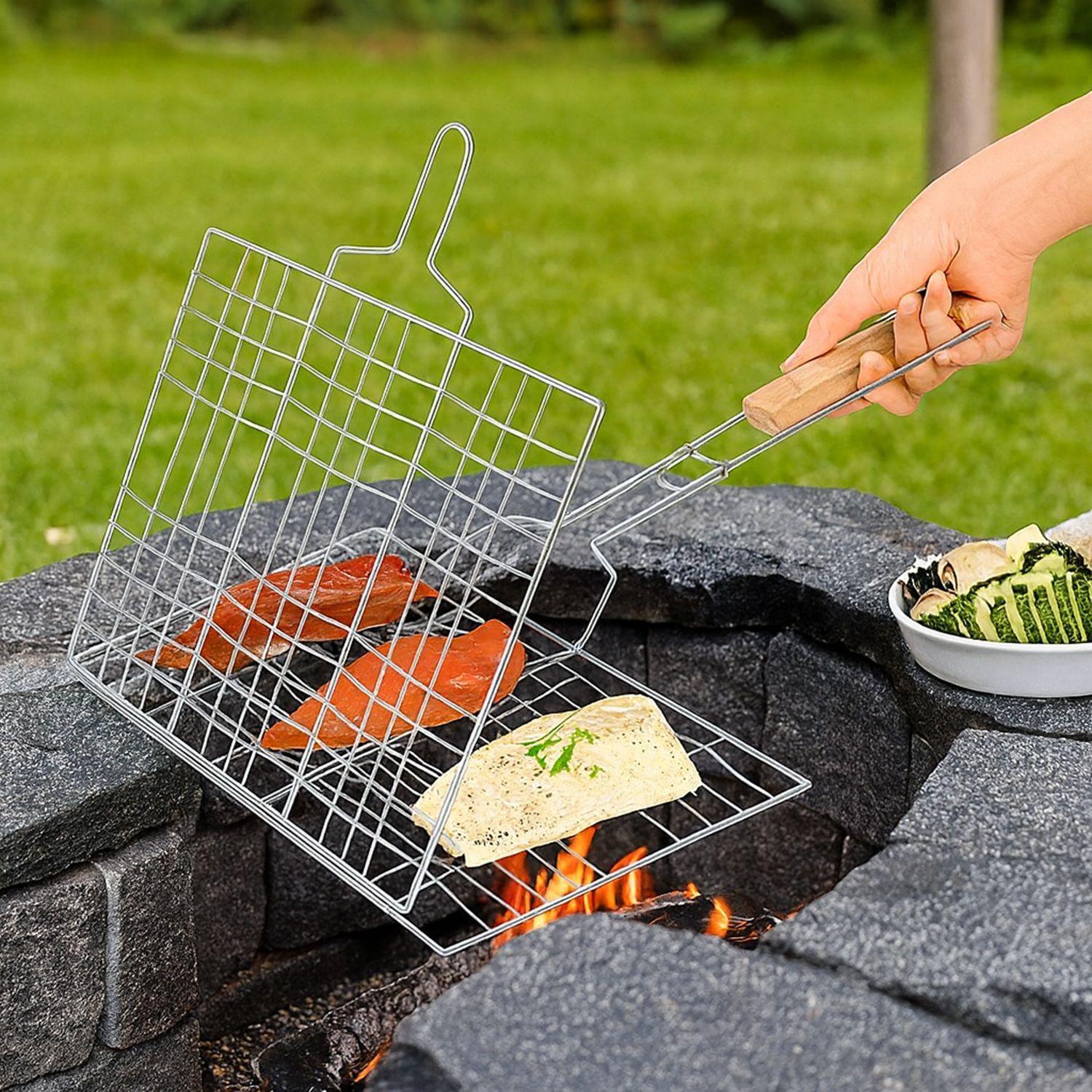 Tostador parrillero malla plegable tostador parrilla  34cm-2