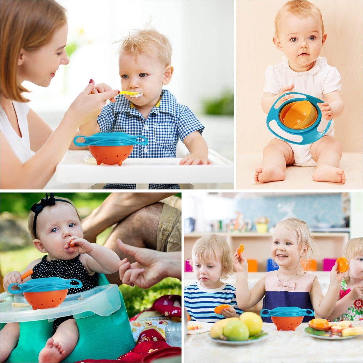 plato tazon anti derrame 360 bowl de alimentacion bebe-6