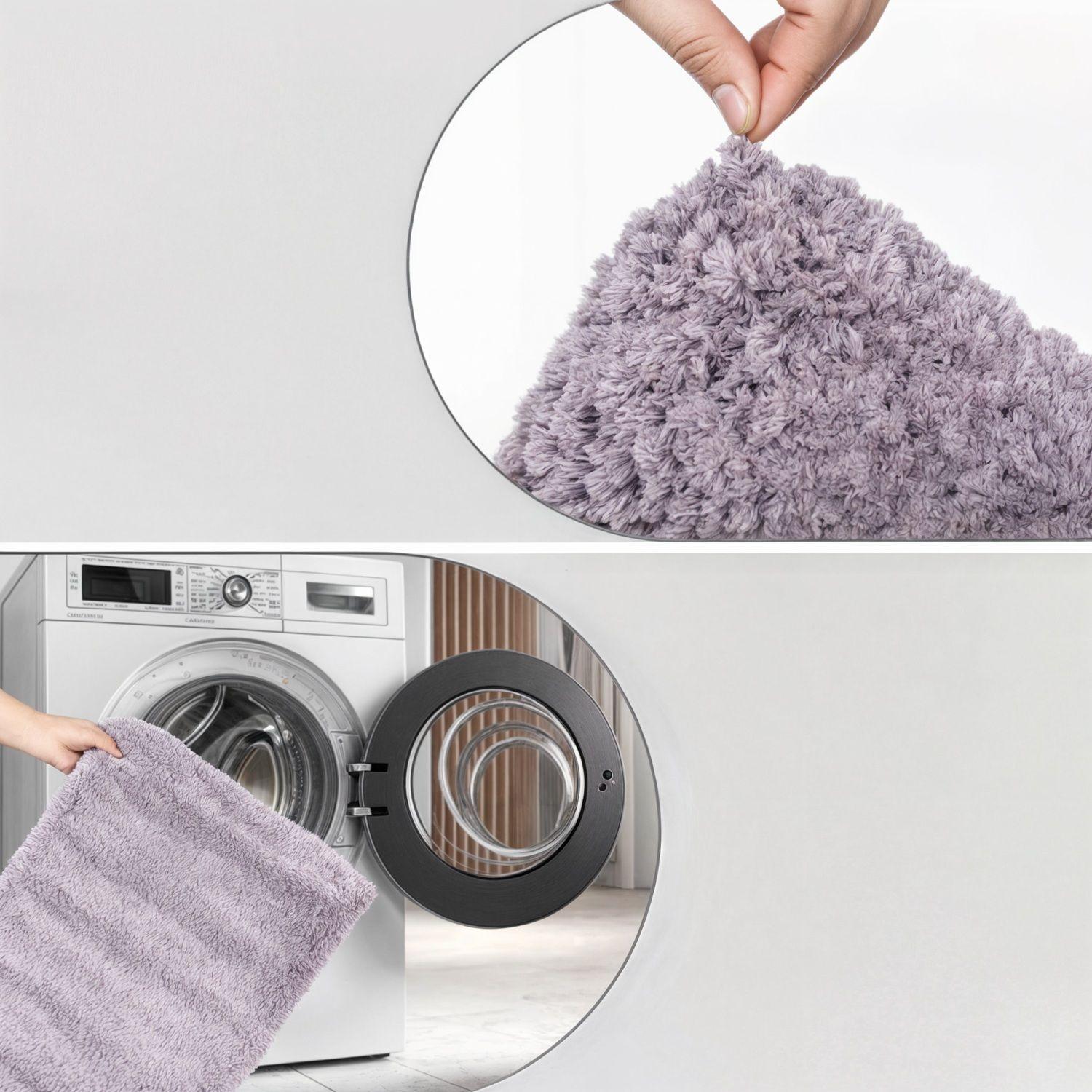 Set de baño Juego de baño alfombras de baño cubre tapa WC 3en1 POLAR -4