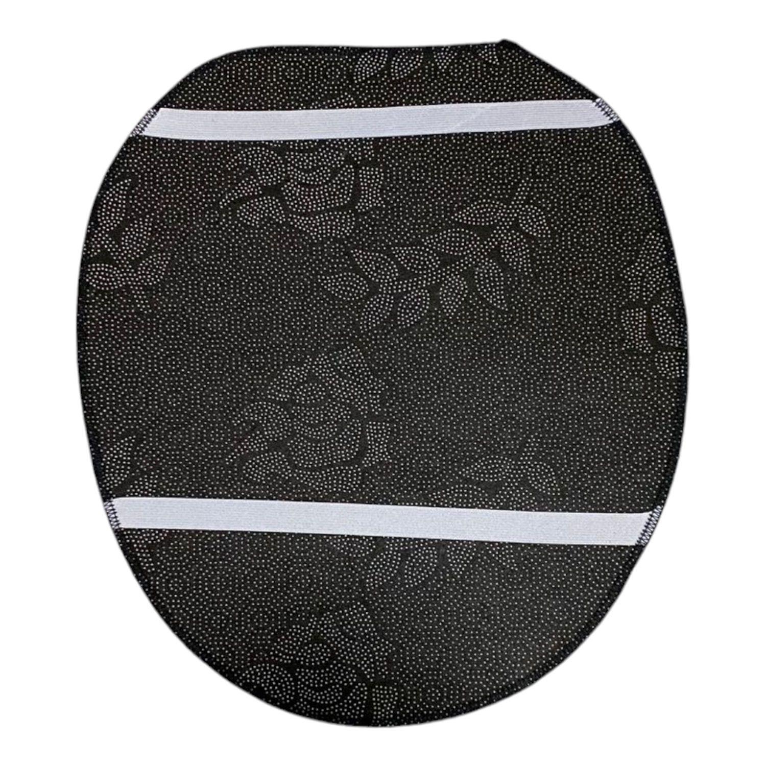 Set de baño navideño Juego de baño alfombras de baño cubre tapa wc navidad-2