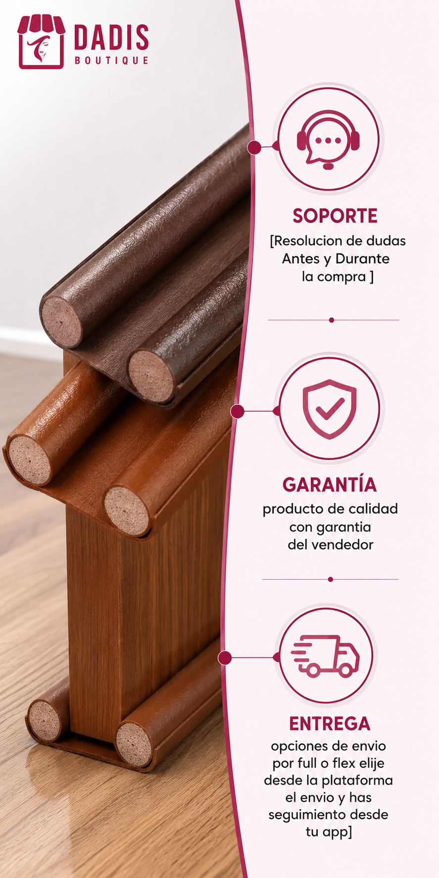 Aislante Puerta Protector Frio Aislante Puerta Insectos-6