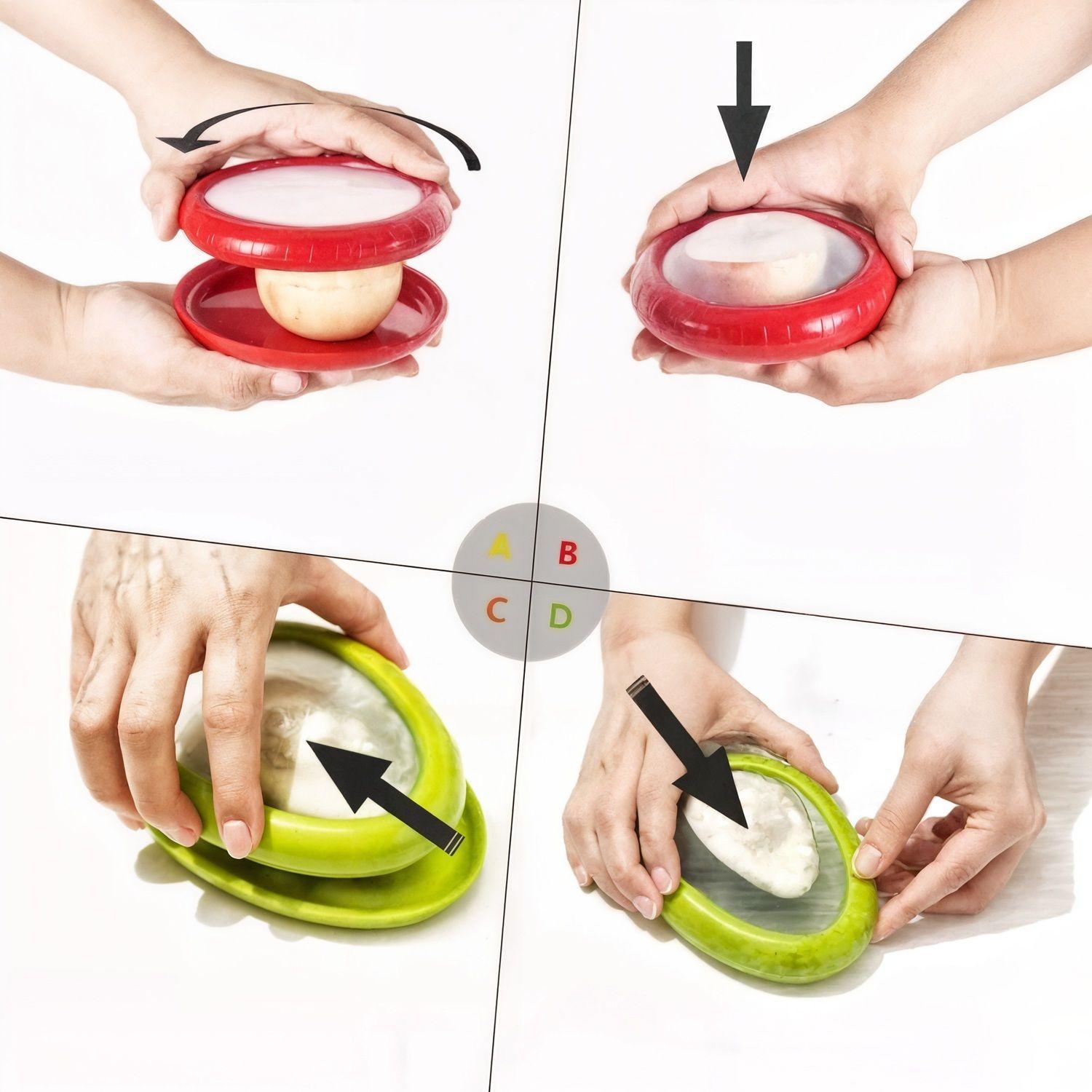 Set 4 Contenedor Alimento Contenedores Hermeticos Refrigerad-2