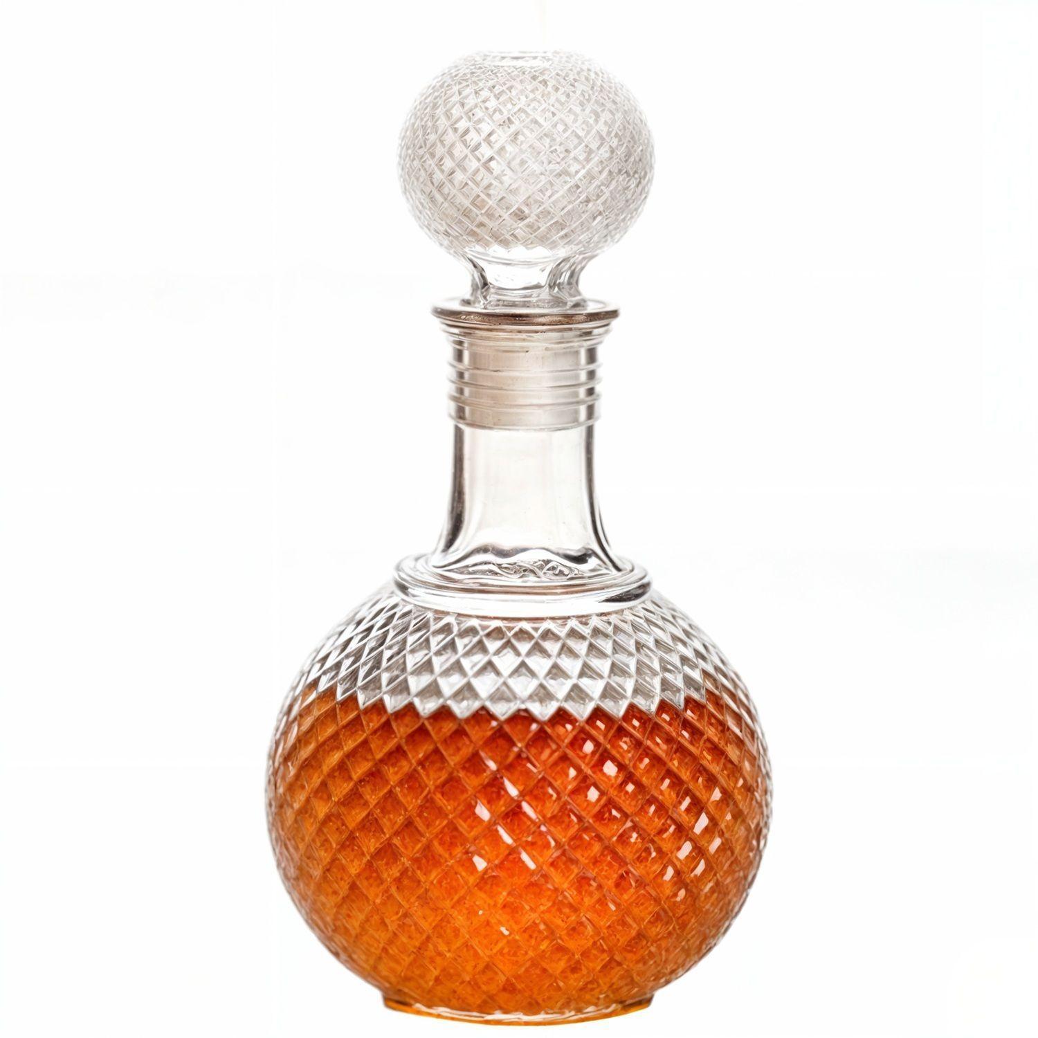 Decantador Botella Para Whisky Licor Vidrio 1000ml-0
