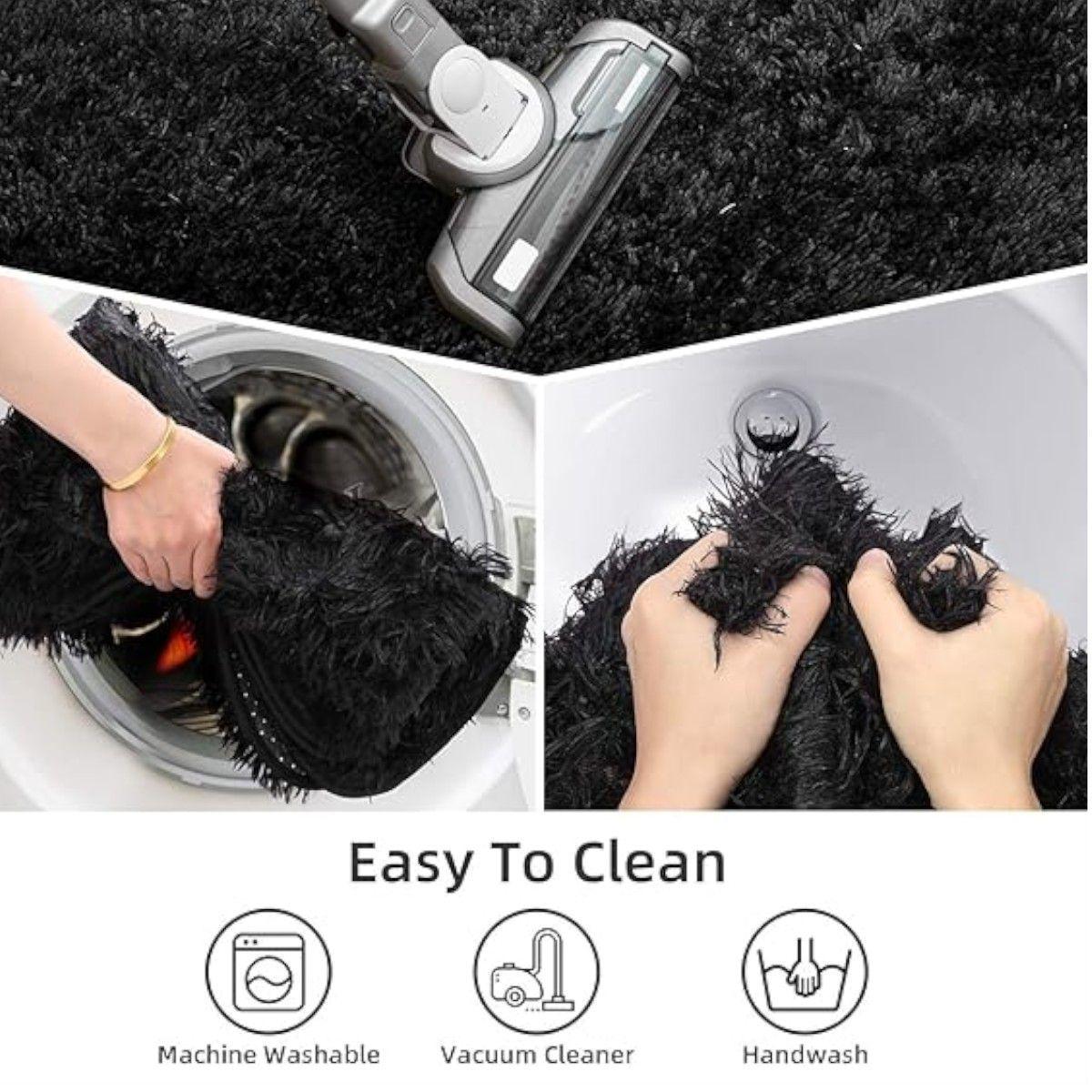 set de baño Juego de baño alfombras de baño cubre tapa wc PELUDO-3