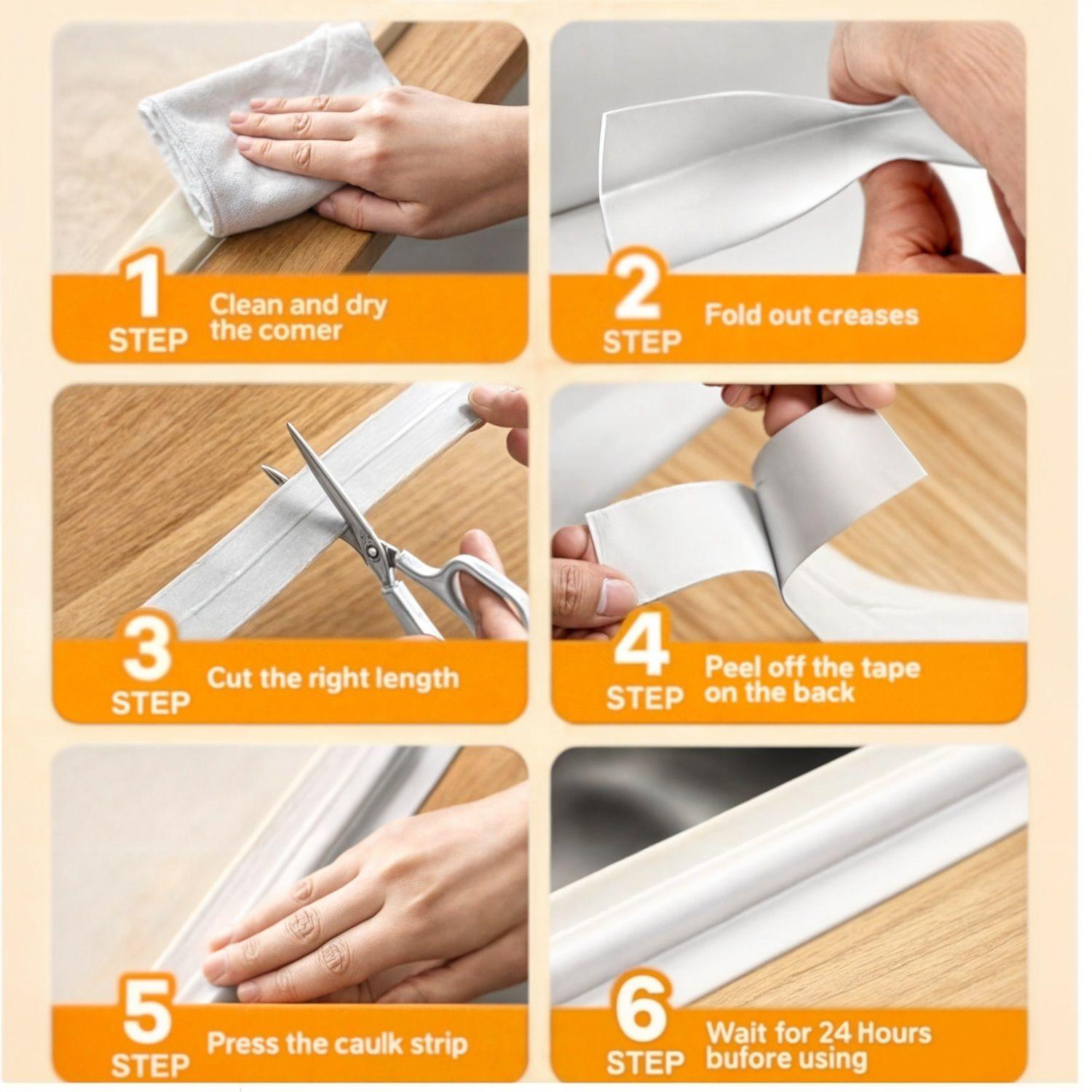 Cinta Gaffer 2 cinta adhesiva impermeable cocina baño-3