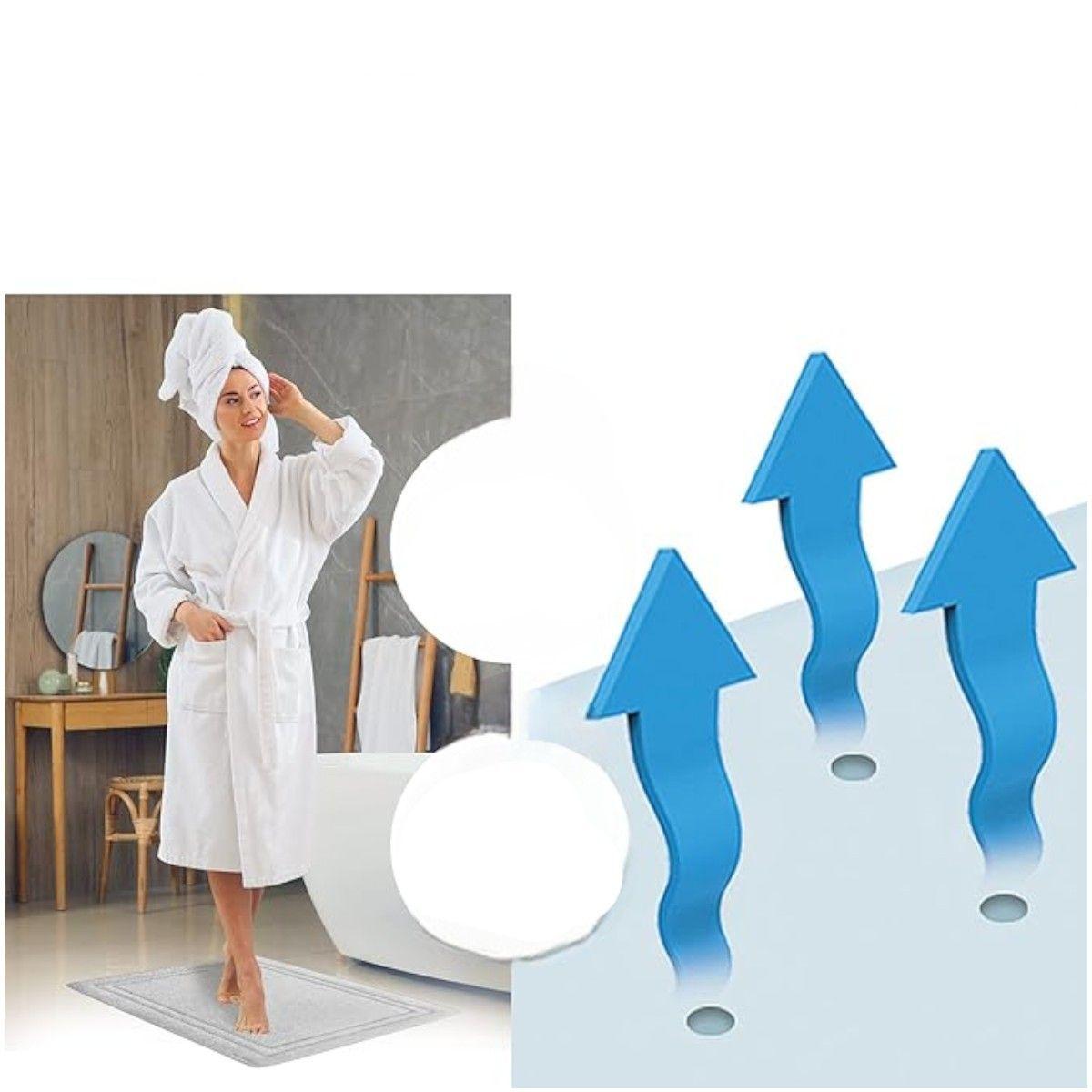 Alfombra de baño super absorbente alfombras baño-7