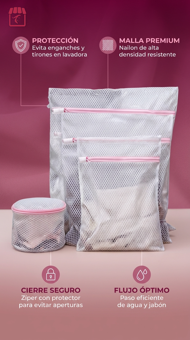 6 Bolsas Para Lavar Ropa Delicada Bolsas Para Lavar Ropa-1