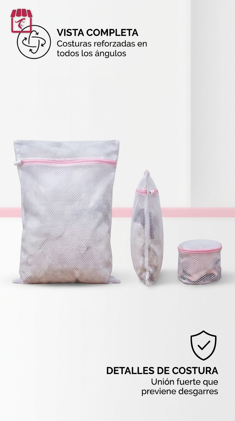 6 Bolsas Para Lavar Ropa Delicada Bolsas Para Lavar Ropa-3