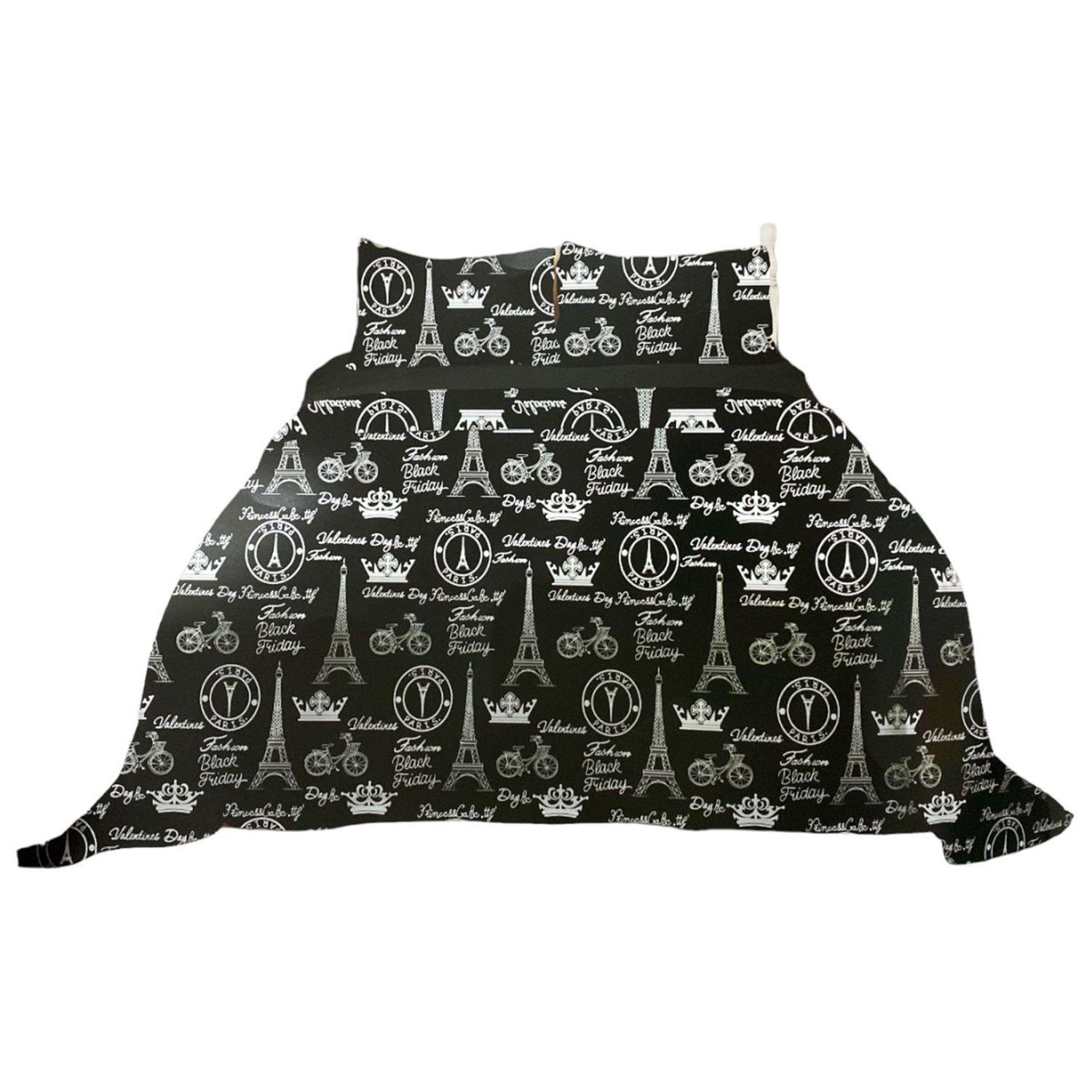 sabanas de 2 plazas de polar, 4 piezas con diseño-0