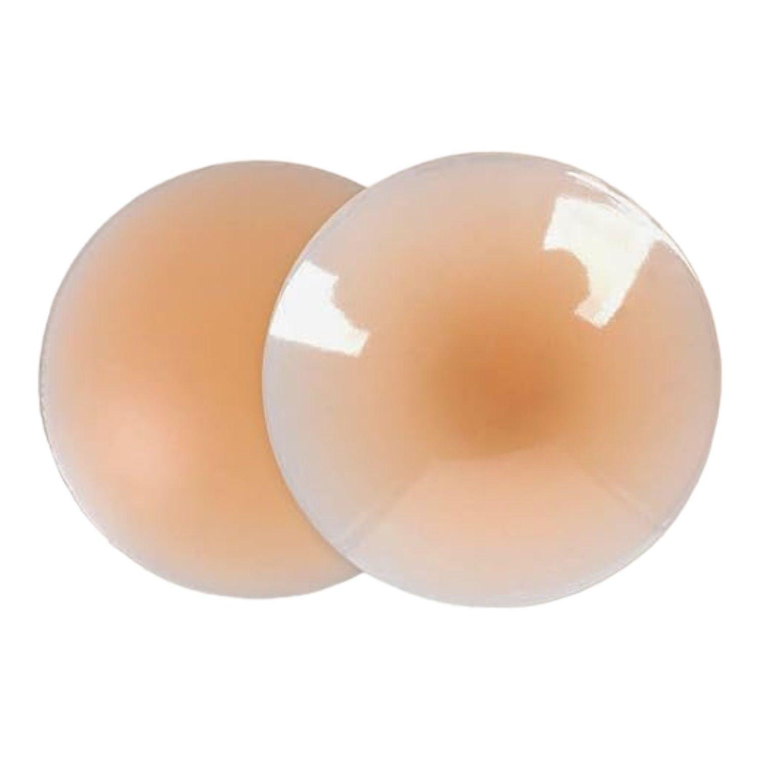Tapa pezón cubre pezón pezoneras redondo adhesivo silicona-0