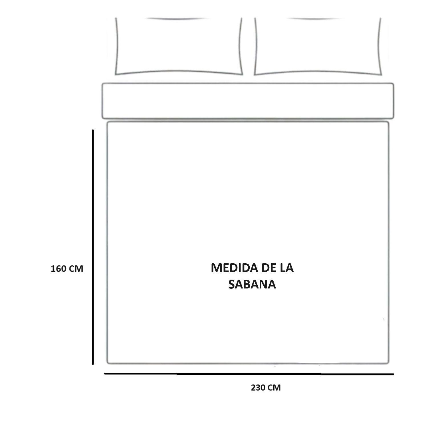 Sabanas 1.5 plaza, sabanas polar 4 piezas con diseño-1