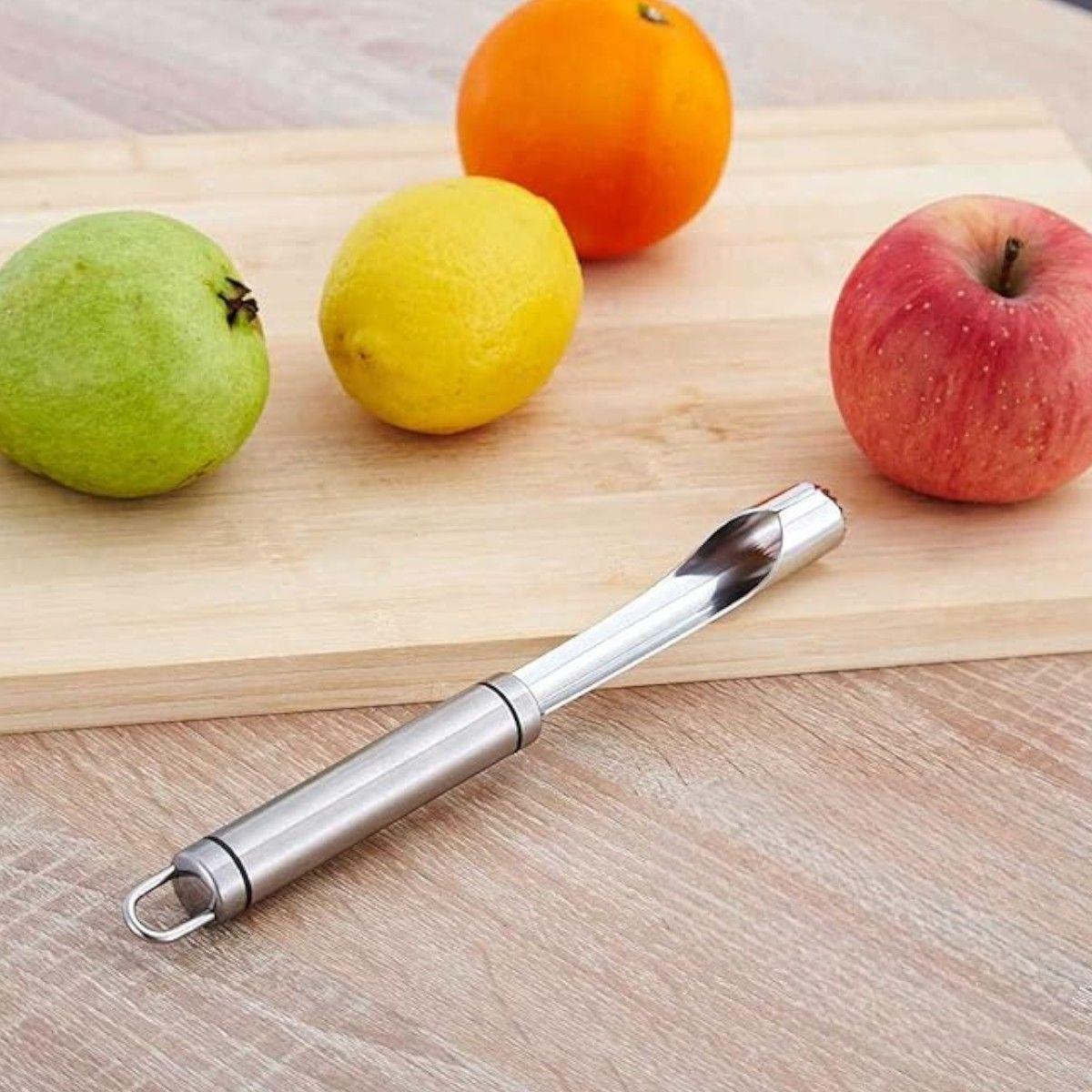 Descorazonador de frutas acero inoxidable ahuecador-6