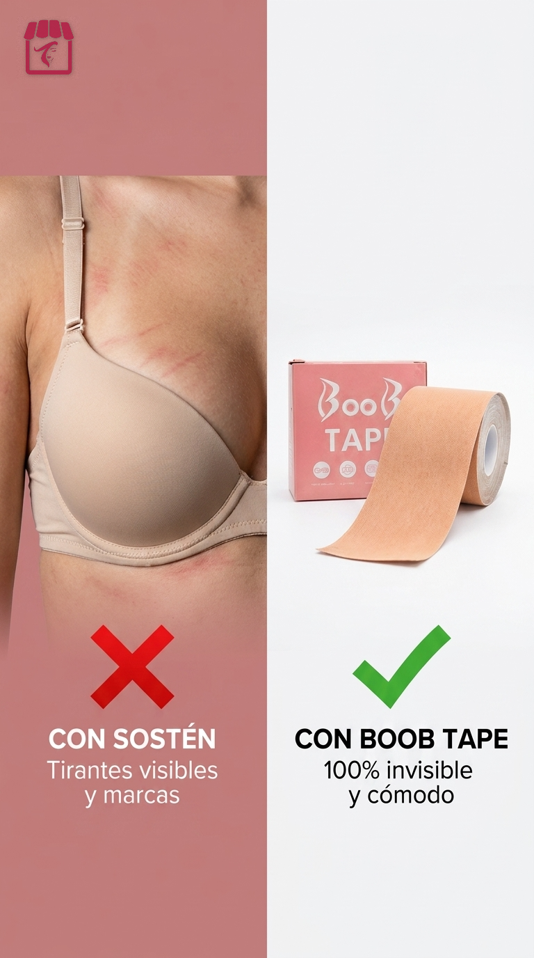 Cinta Levanta Busto Boob Tape Adhesiva Soporte Invisible-4