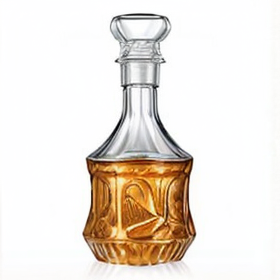 Decantador botella para whisky licor vidrio 500ml-0